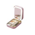 Makeup Storage Box With Light Mirror