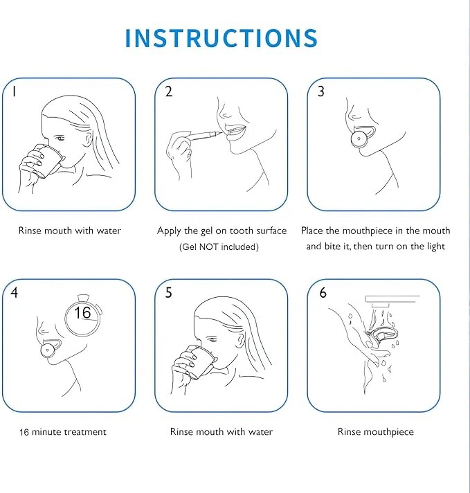 Rechargeable Teeth Whitening Light Kit - Image 6
